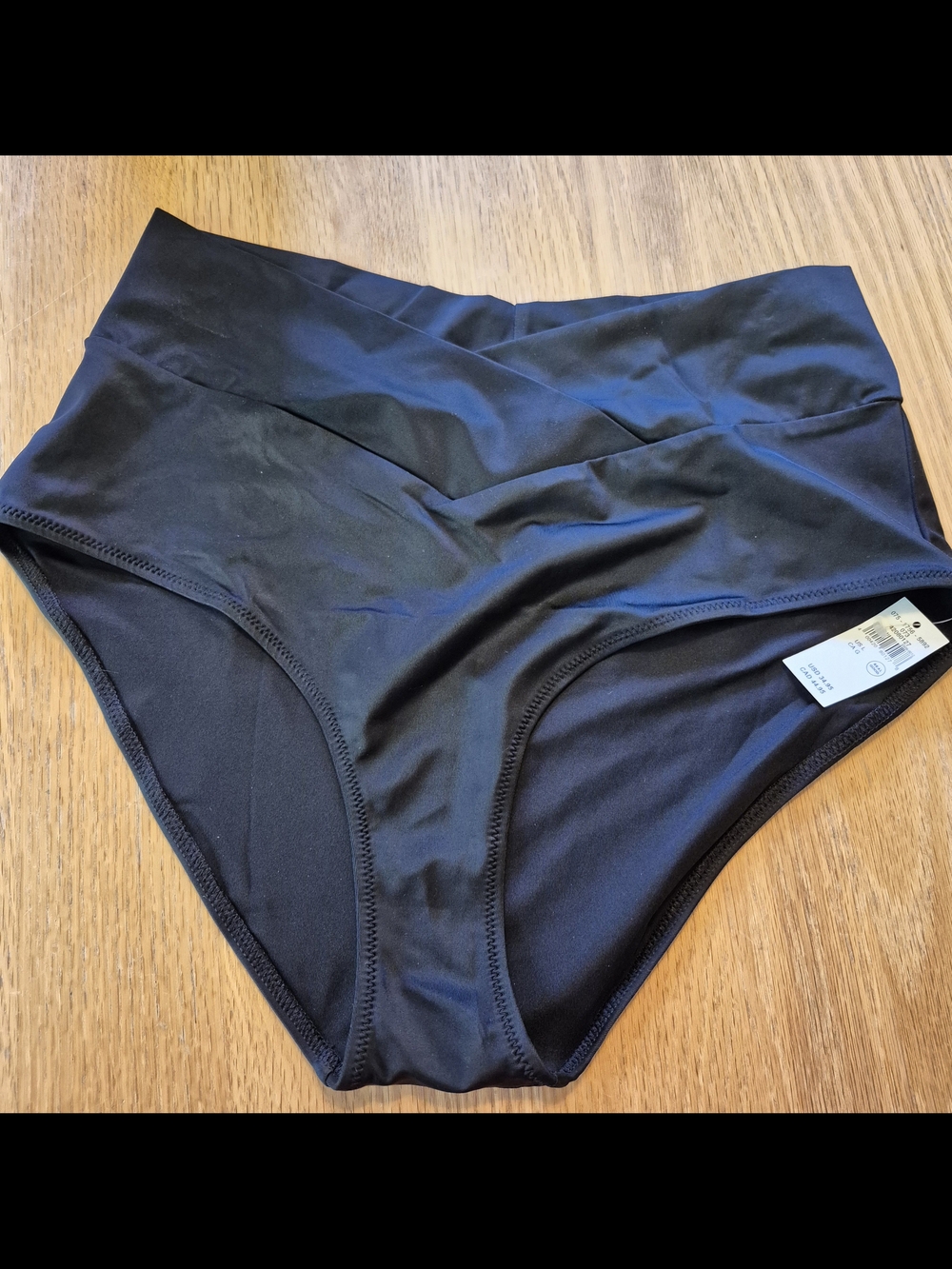 Aries High-Waist Black Bikini Bottoms